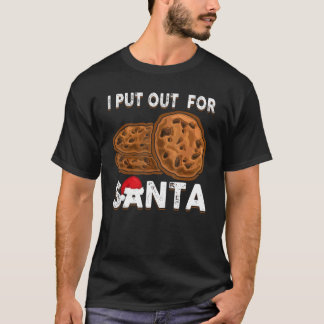 T-shirt Cookies de Noël que j'ai sortis pour Santa en pyja