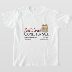 T-shirt Cookies en Sac, Ventes de Cookies Collecte de fond