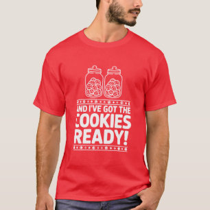 T-shirt Cookies vilains prêts pour Noël
