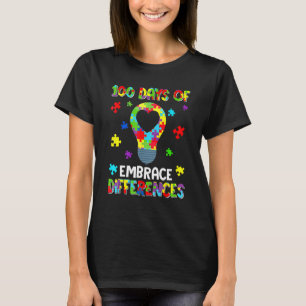 T-shirt Cool 100 Jours Embrasser les différences Sensibili