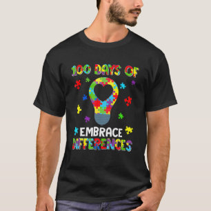 T-shirt Cool 100 Jours Embrasser les différences Sensibili