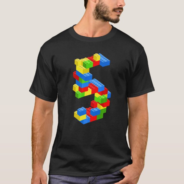 T-shirt Cool 5e anniversaire Bâtiments Bâtiments 5 ans Gar (Devant)