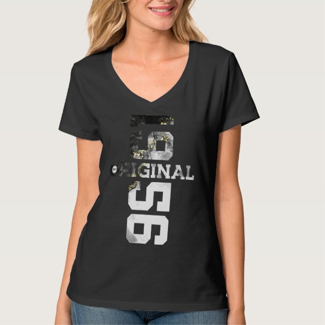 T-shirt Cool 66 ans Original 1956 66e anniversaire (Devant)