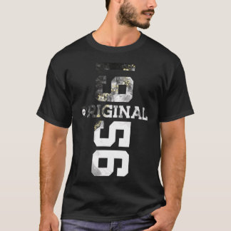 T-shirt Cool 66 ans Original 1956 66e anniversaire