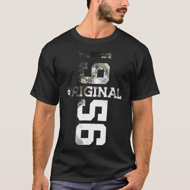 T-shirt Cool 66 ans Original 1956 66e anniversaire (Devant)