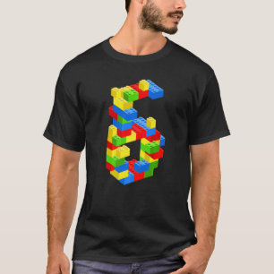 T-shirt Cool 6e anniversaire Bâtiments 6 ans Garçon