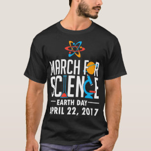 T-shirt Cool à moins de mars pour le Jour des terres scien
