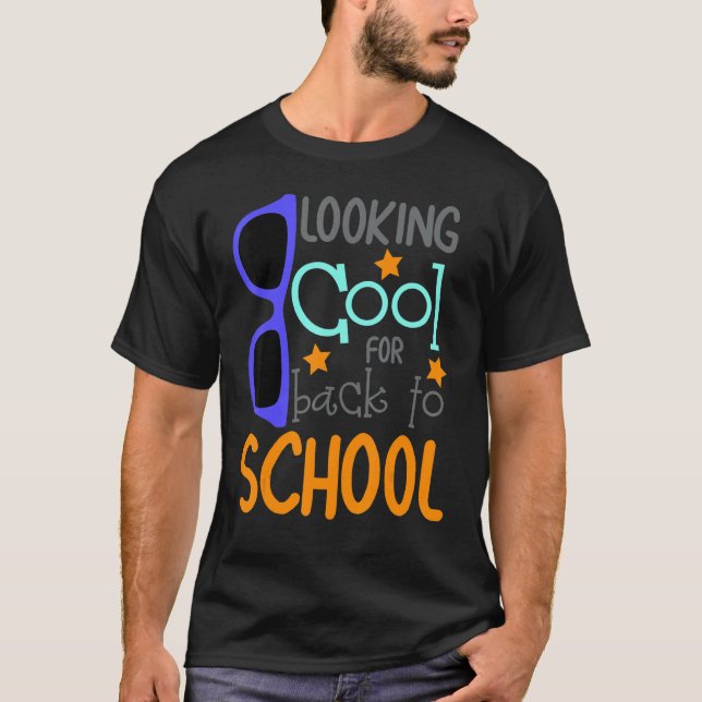 T-shirt Cool À Retourner À L'École 2 (Devant)