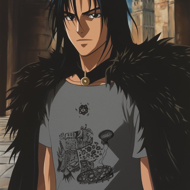 T-shirt Cool Abstrait (Créateur téléchargé)