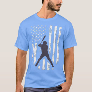 T-shirt Cool américain de baseball en détresse Jersey Gif