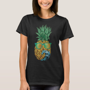 T-shirt Cool Ananas Exotic Fruit Lunettes de soleil Vave T