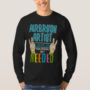T-shirt Cool Artiste Aérographe Qui Je Suis Aérographe