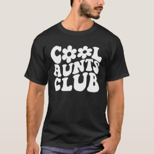 T-shirt Cool Aunts Club Rétro Super Nouvelle Tante Tante C
