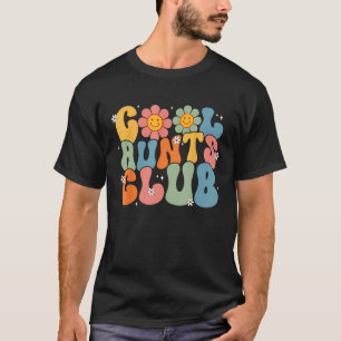 T-shirt Cool Aunts Club Super Retro Smile Tante Tante Mot