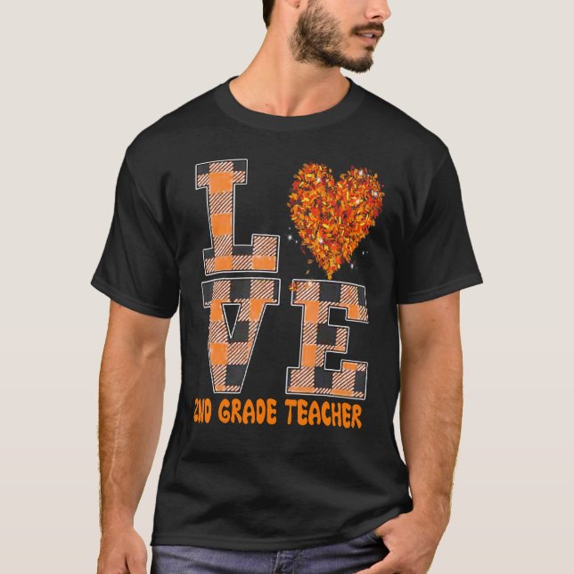 T-shirt Cool Automne Paraéducateur Cute Automne Enseignant (Devant)