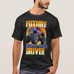 T-shirt Cool Awesome futur Monster Truck Driver Monster T