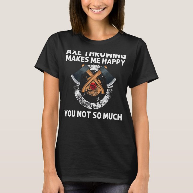 T-shirt Cool Ax Jeu Pour Hommes Femmes Lumberjack Cible (Devant)
