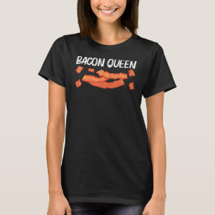 T-shirt Cool Bacon Art Pour Femmes Maman Pig Porc Bandes P