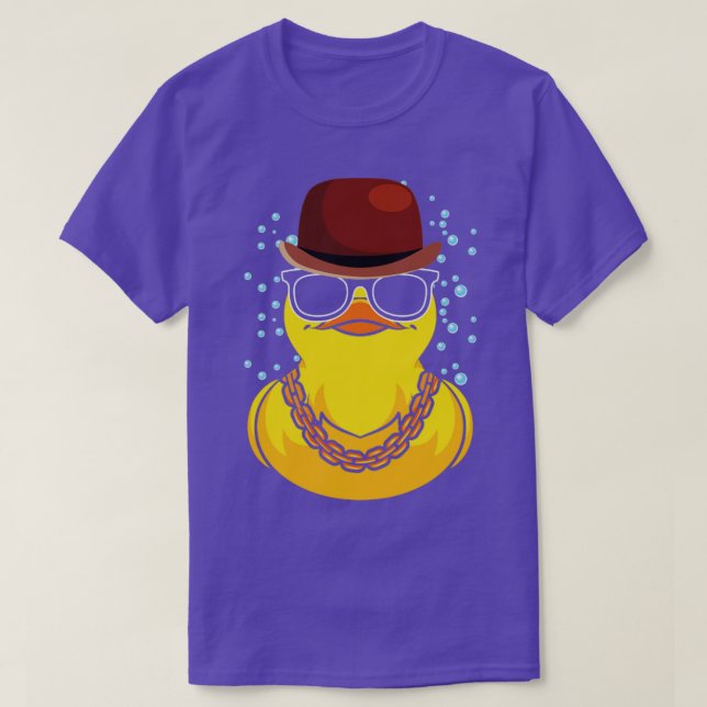 T-shirt Cool Bain Canard Amant Drôle Canard Canard Canard  (Design devant)