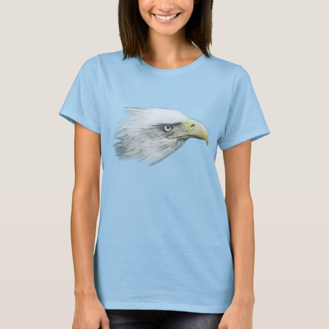 T-shirt Cool Bald Eagle Wildlife Collection (Devant)