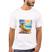 Cool Banana at the Beach - Fun Summer Cartoon