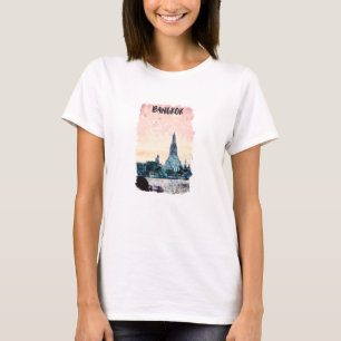 T-shirt Cool Bangkok Thaïlande City Travel Aquarelle