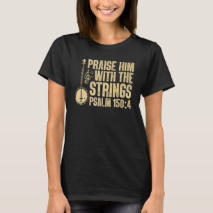 T-shirt Cool Banjo Bluegrass Musique Art Pour Hommes Femme
