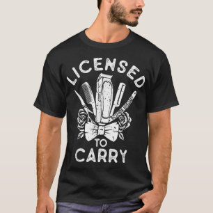 T-shirt Cool Barber Design For Men Women Barber Hairstylis