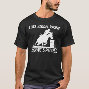 T-shirt Cool Barrel Racing Art Pour Hommes Femmes Horsebac