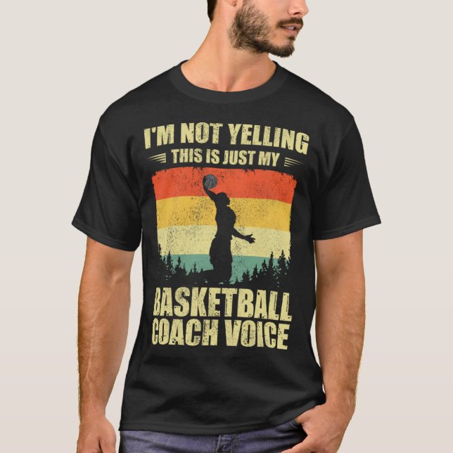 T-shirt Cool Basketball Coach For Men Women Team Basketbal (Devant)
