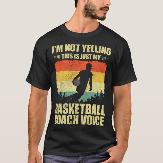 T-shirt Cool Basketball Coach For Men Women Team Basketbal (Devant)