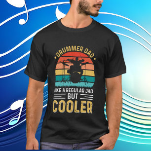 T-shirt cool batteur papa mot art