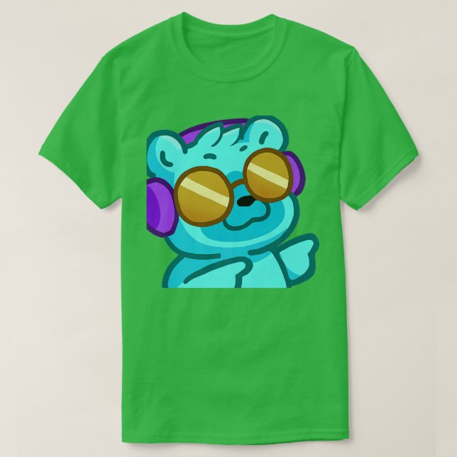 T-shirt Cool Bear Finger Guns Premium  (Design devant)