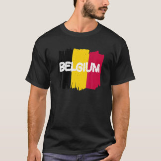 T-shirt Cool Belgium Flag