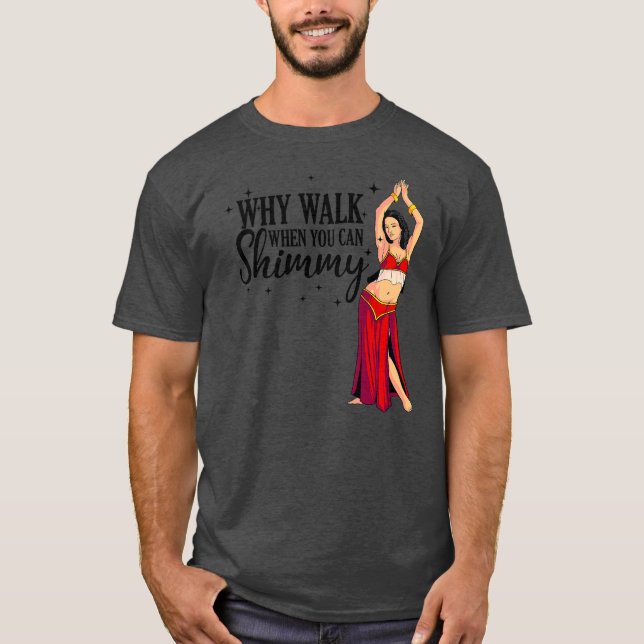 T-shirt Cool Belly Danser Art Hommes Femmes Arabian Dance (Devant)