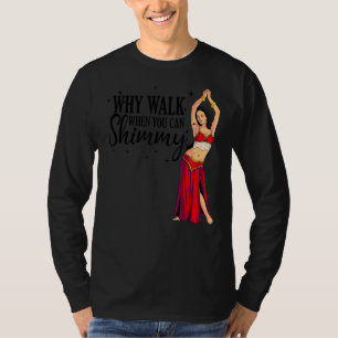 T-shirt Cool Belly Danser Hommes Femmes Arabian Dance Shim