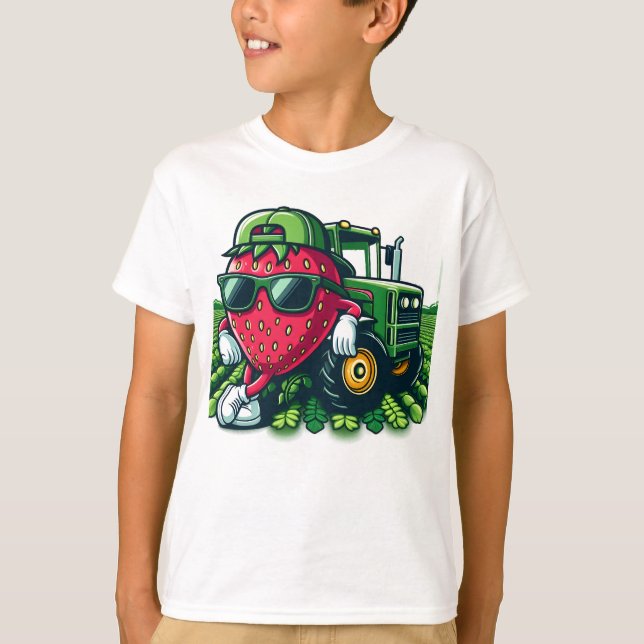 T-shirt Cool Berry à la ferme (Devant)