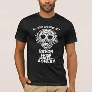 T-shirt Cool Bichon Frisé Règle Chien