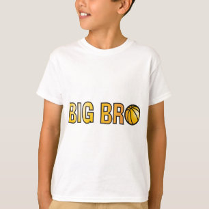 T-shirt Cool Big Bro Shirt - Thème de basket-ball