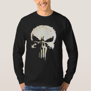 T-shirt Cool Biker inspiré crâne et os