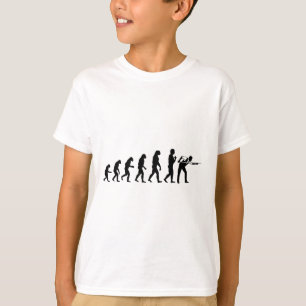 T-shirt Cool Billiards Evolution Funny Cue Ll Stick Player