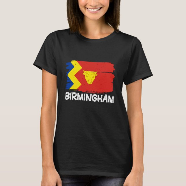 T-shirt Cool Birmingham Flag (Devant)