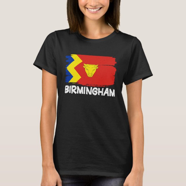 T-shirt Cool Birmingham Flag (Devant)