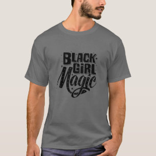 T-shirt Cool Black Girl Magic Black African American Histo