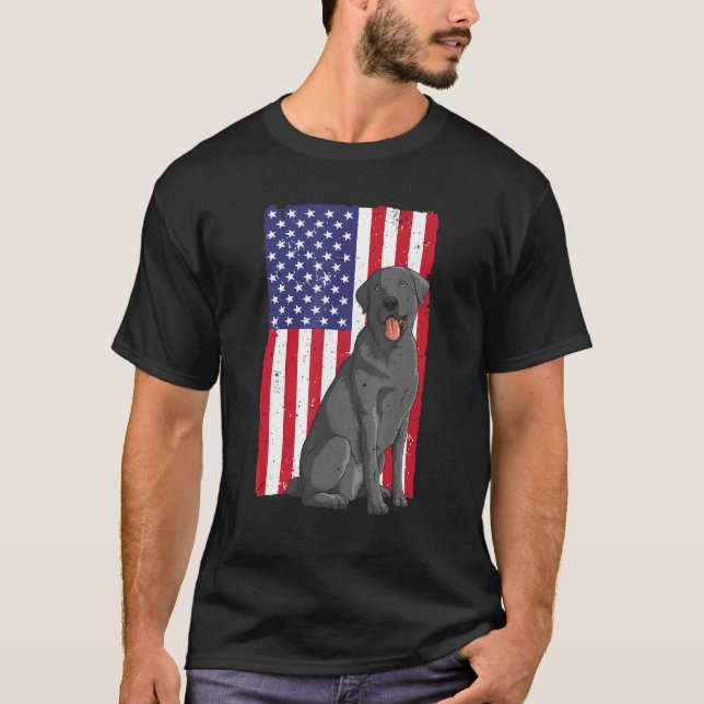 T-shirt Cool Black Lab Design Pour Hommes Femmes Black Lab (Devant)