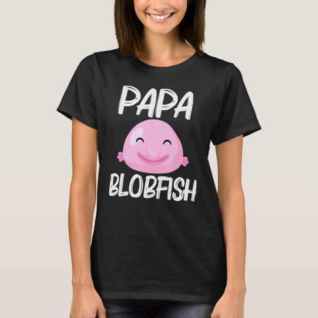 T-shirt Cool Blobfish Design For Men Papa Fishermen Fish S (Devant)