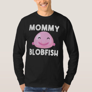 T-shirt Cool Blobfish Design Pour Femmes Maman Pêcheurs Po