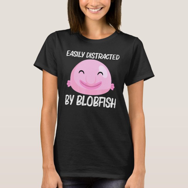 T-shirt Cool Blobfish Design Pour Hommes Femmes Pêcheurs P (Devant)