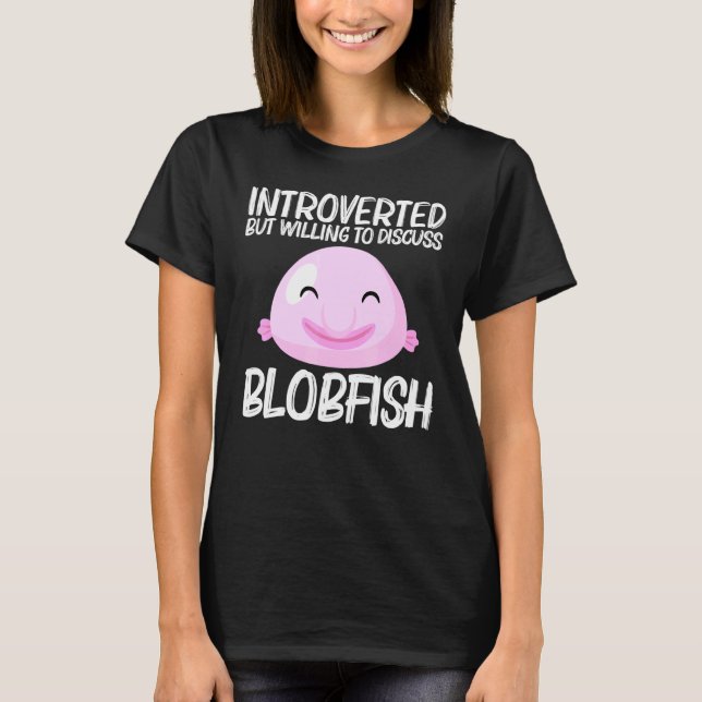 T-shirt Cool Blobfish Design Pour Hommes Femmes Pêcheurs P (Devant)