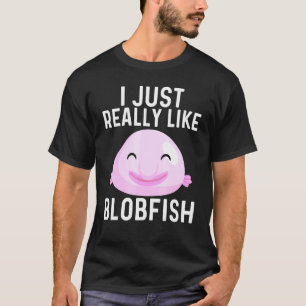 T-shirt Cool Blobfish pour hommes femmes pêcheurs poisson